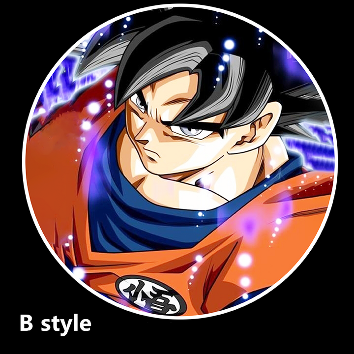 Dragon Ball Z Car Door Welcome Projector Light, Goku Vegeta Anime Car Door Induction Projection Lamp, Wireless LED Courtesy Shadow Light, DBZ Auto Entry Welcome Logo Light, Anime Car Decor Accessories