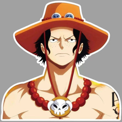 One Piece Anime Stickers, Luffy Zoro Nami Sanji Ace Chopper Waterproof Vinyl Decals, Laptop Water Bottle Skateboard Stickers, One Piece Fan Collectible Sticker Packer