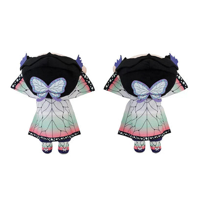 Demon Slayer Kimetsu no Yaiba Lying Plush Doll, Cute Anime Character Stuffed Pillow Plushie, Tanjiro Nezuko Zenitsu Inosuke Giyuu Shinobu Soft Toy, Anime Collectible Plush Gift for Fans