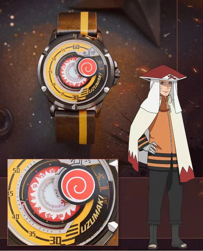 Boruto Naruto Next Generations Anime Wrist Watch, Uzumaki Boruto Sasuke Sarada Sharingan Analog Quartz Watch, Silicone Strap Anime Cosplay Watch, Collectible Gift for Naruto Anime Fans