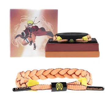 Naruto Anime Braided Bracelet, Handmade Woven Character Themed Rope Wristband, Cosplay Costume Accessory, Collectible Anime Jewelry Gift for Naruto Fans
