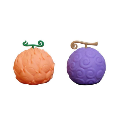 One Piece Devil Fruit Night Light, Anime Devil Fruit Table Lamp, Gum-Gum Fruit Flame-Flame Fruit Ope-Ope Fruit LED Light, Anime Themed Bedroom Decor Lamp, Collectible Gift for One Piece Fans