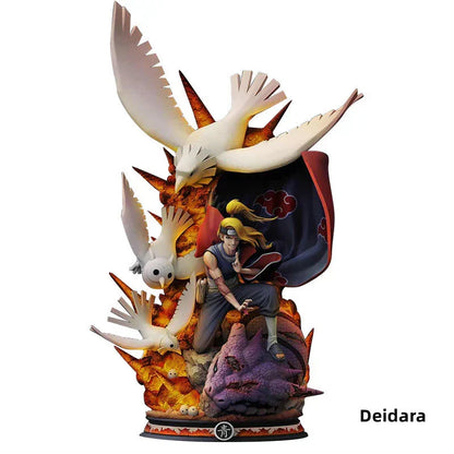 Naruto Akatsuki GK Figure, Anime Akatsuki Members Resin Statue, Itachi Pain Deidara Sasori Zetsu Kakuzu Collectible Figurine, Desktop Ornament, Naruto Fan Merch Gift