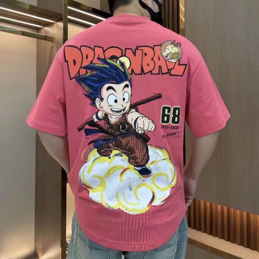 Dragon Ball Kid Goku Flying Nimbus Anime T-shirt