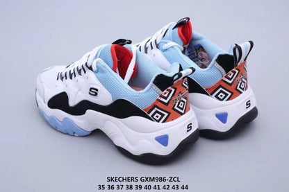 One Piece Jinbe Cosplay Chunky Sneakers, Anime Jinbe White Light Blue Color Block Dad Shoes, Men Women Thick Platform Casual Walking Trainers, One Piece Anime Fan Collectible Footwear