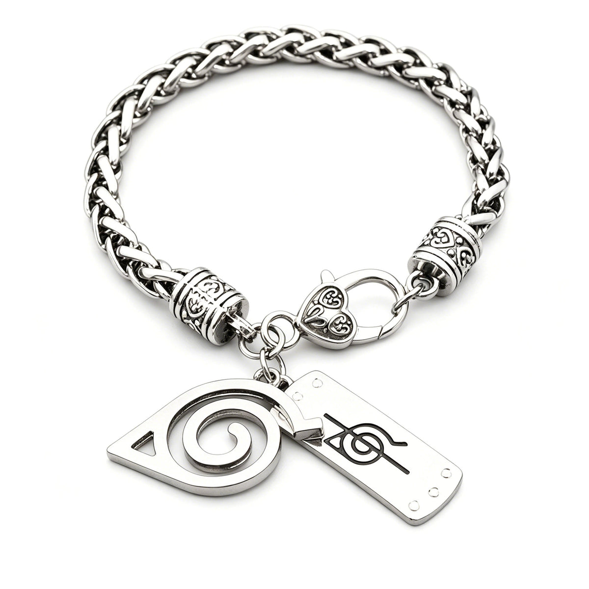 Naruto Konoha Leaf Village Symbol Metal Bracelet