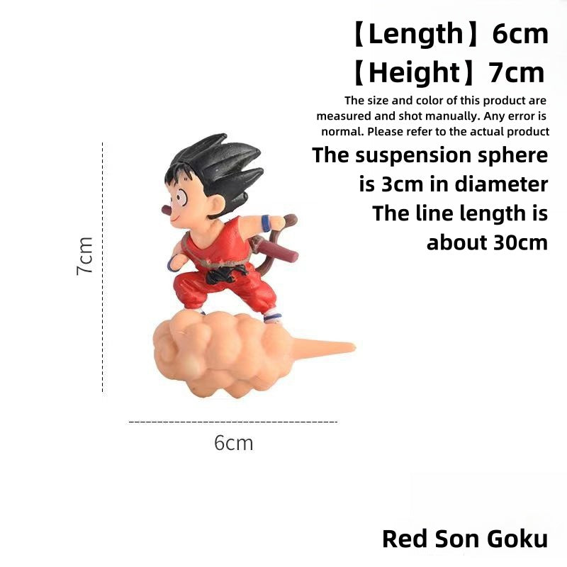 Dragon Ball Floating Kid Goku Aquarium Figure Fish Tank Decor