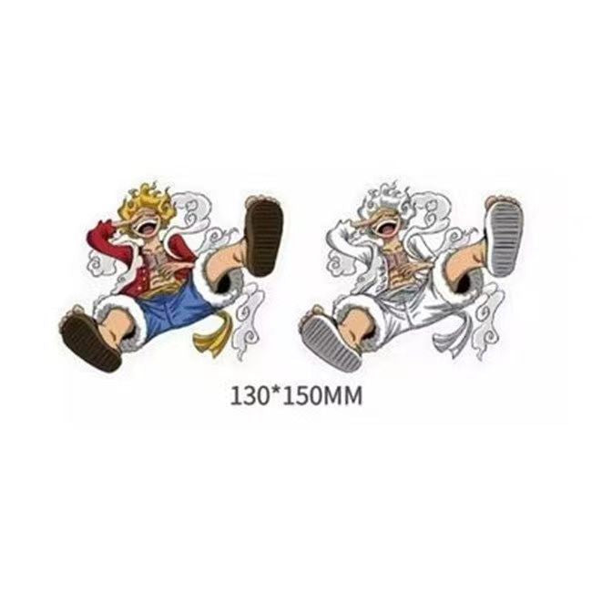 One Piece 3D Motion Stickers, Lenticular Anime Character Decals, Luffy Zoro Nami Changing Image Sticker, Waterproof Peekers Sticker for Car Laptop Water Bottle, One Piece Fans Collectible Decor