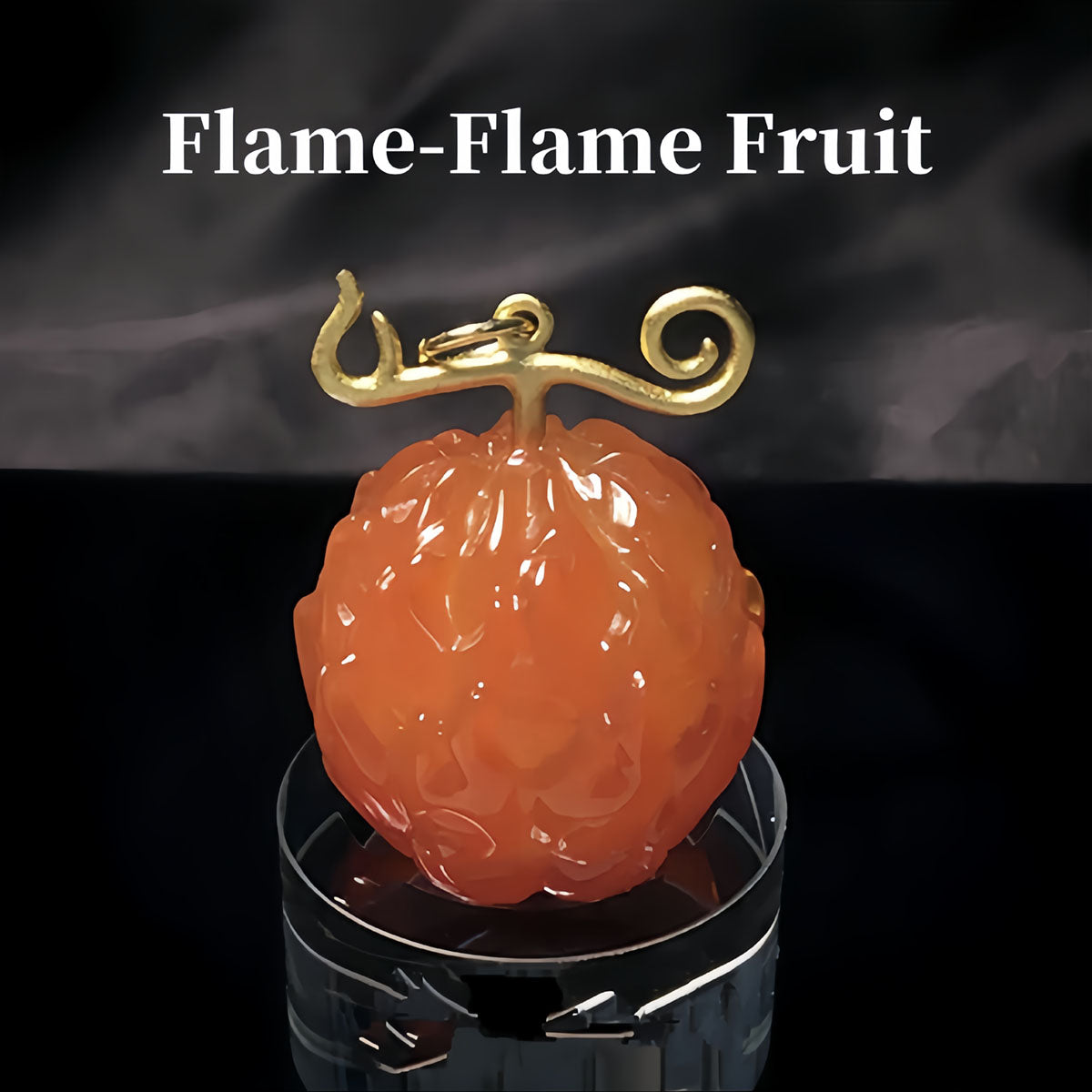 One Piece Devil Fruit Necklace, Hand Carved Natural Stone Devil Fruit Pendant Jewelry, Gum-Gum Fruit Flame-Flame Op-Op Tremor-Tremor Fruit Charm Necklace, Anime Cosplay Collectible Pendant Necklaces, One Piece Fans Unique Gift