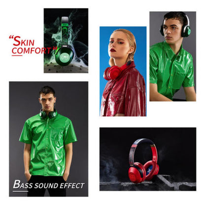One Piece Luffy Zoro Over-Ear Bluetooth Headphones, Anime Wireless Foldable Headset with RGB LED Light, Stereo Bass Gaming Headphones, Built-in Mic for Travel Phone Call Anime Fans Gift